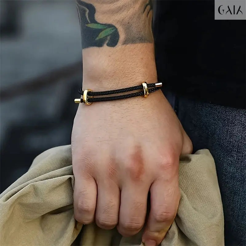 Titan Steel Wire Bracelet Jewelry Designers 374.99 bracelet GAIA