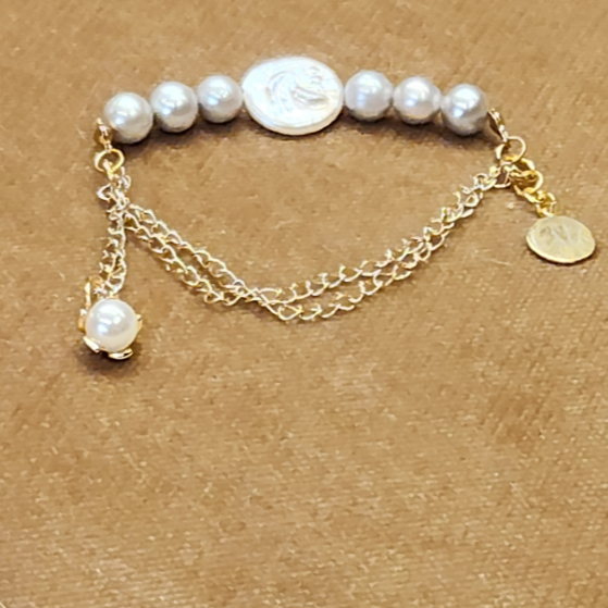 Silver Pearl Bracelet - Bracelets - GAIA