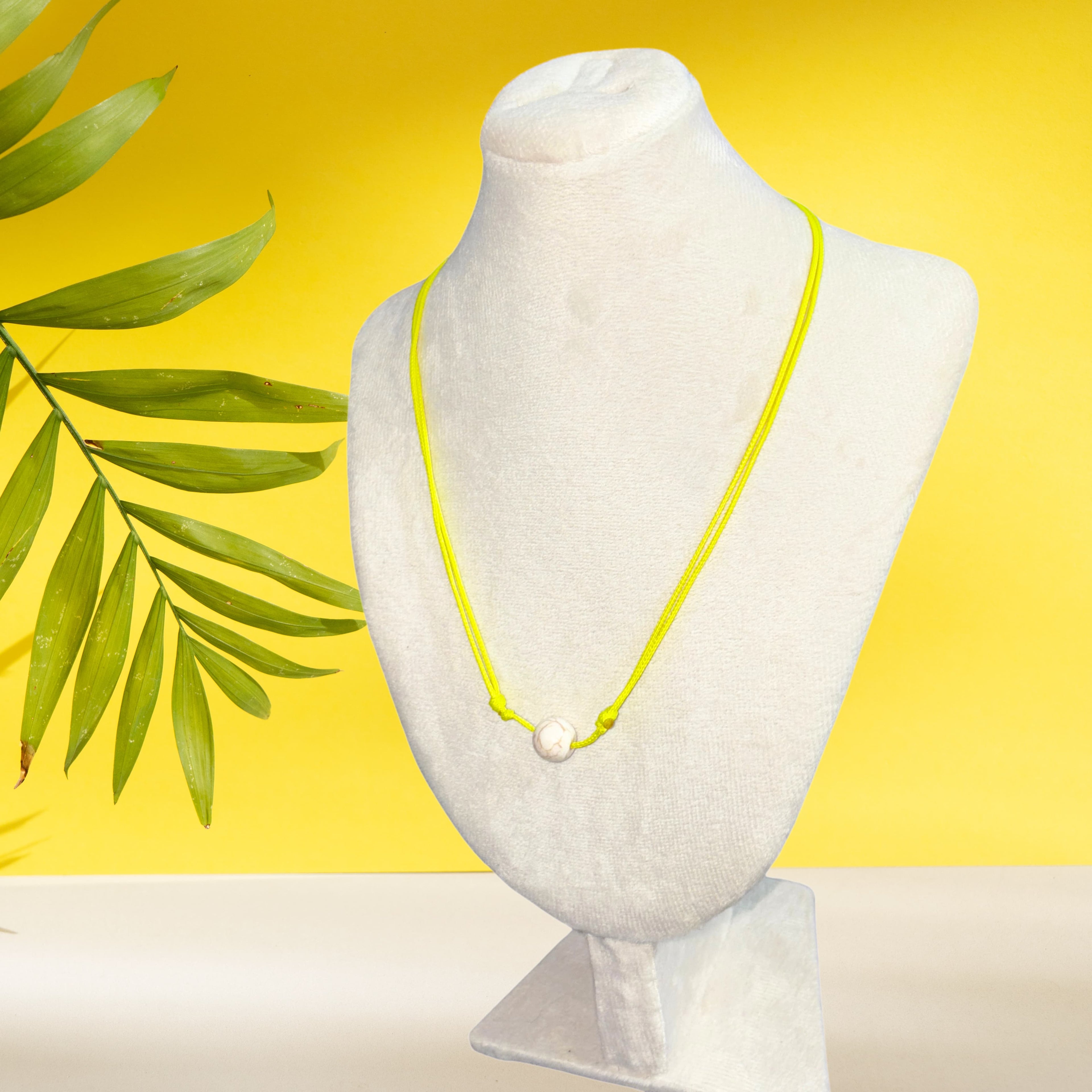 Karma Necklace (Yellow&Howlite) - GAIA Global