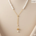 White Moonstone Necklace GAIA  Necklace GAIA
