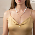 White Moonstone Necklace GAIA  Necklace GAIA