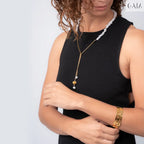 White Moonstone Necklace - GAIA Global