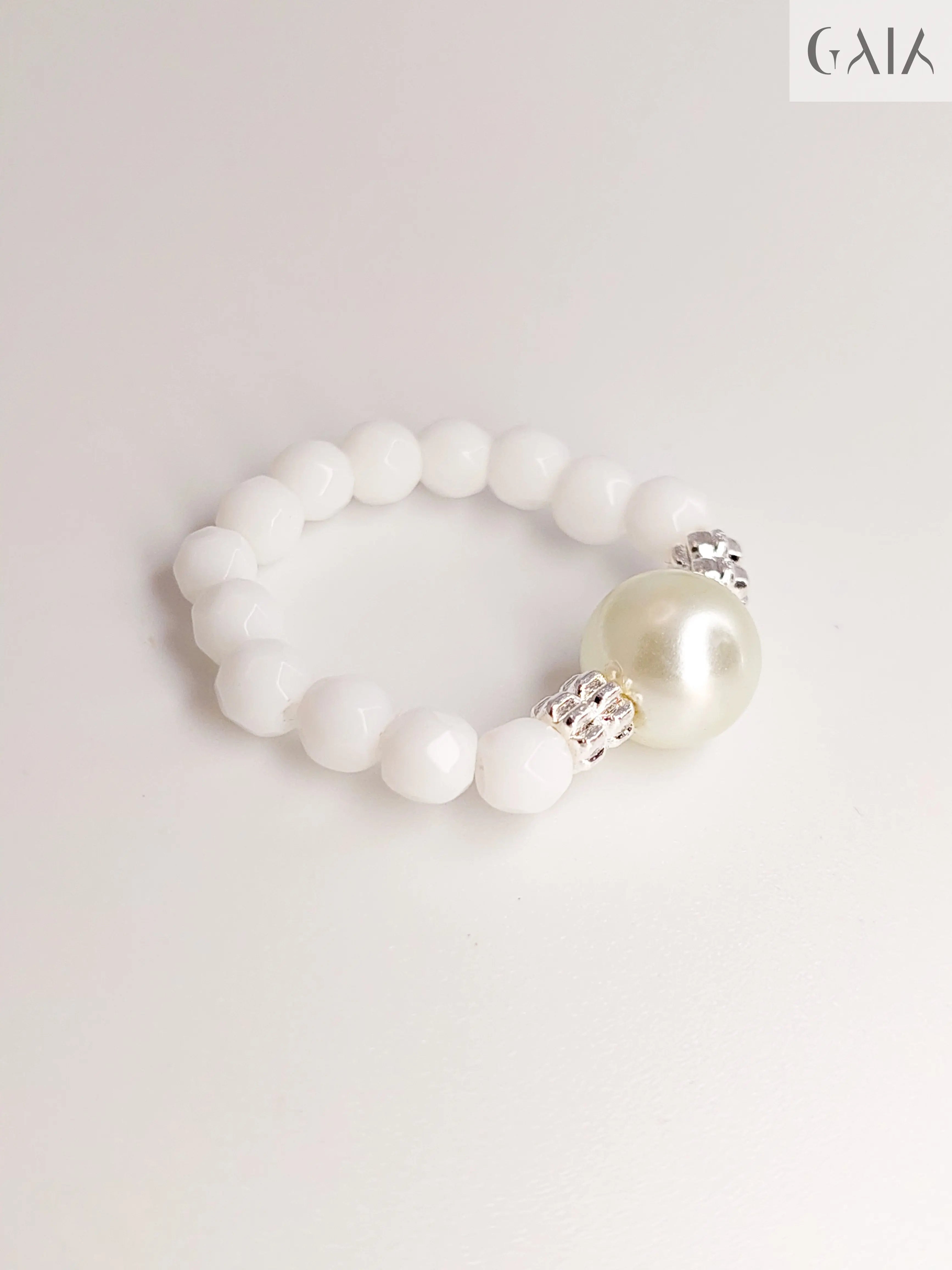 White Ring GAIA  Rings GAIA