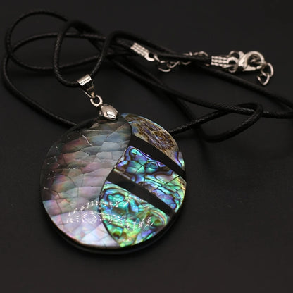 Natural Large Abalone Shell Necklace - GAIA - Jewellery Store