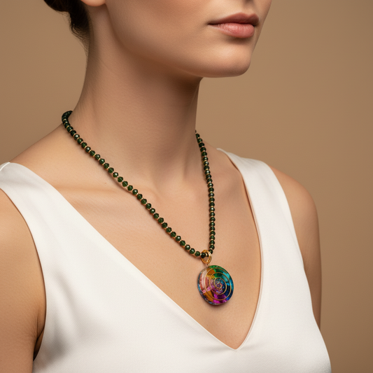 Golden Spiral Necklace