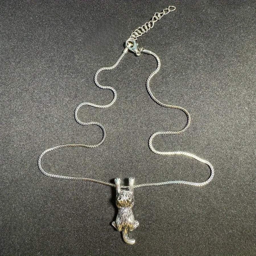 Hanging Cat Necklace