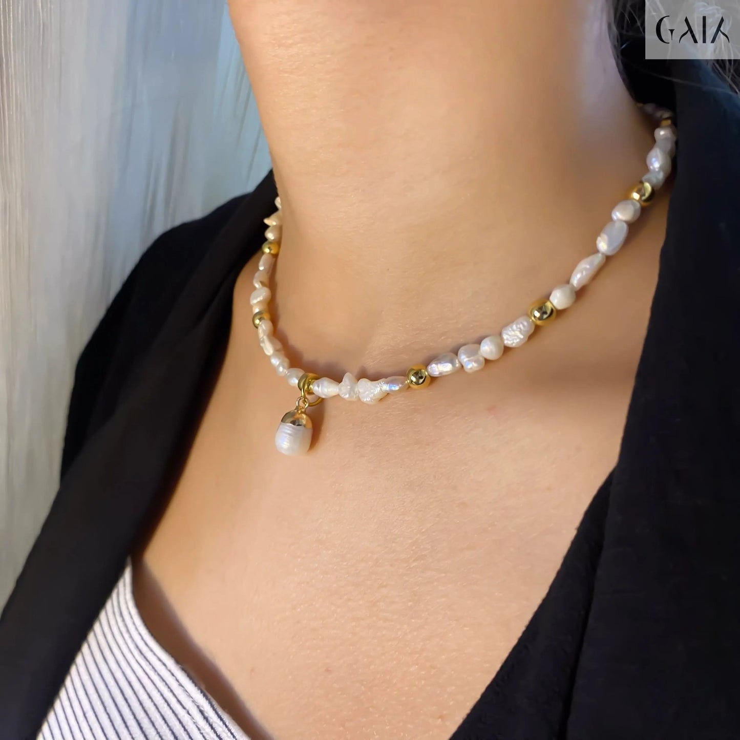 Baroque Necklace - GAIA - Jewellery Store