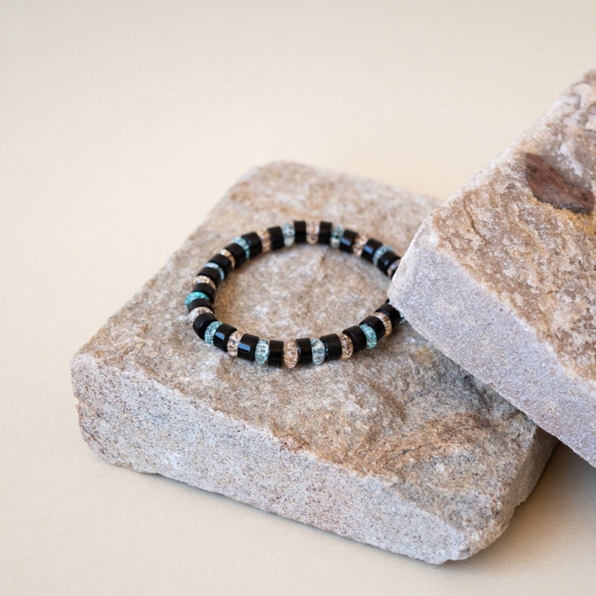 Black Agates Onyx Bracelet - GAIA