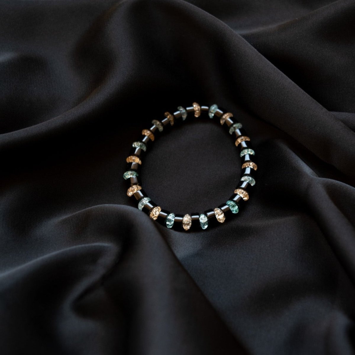 Black Agates Onyx Bracelet - GAIA