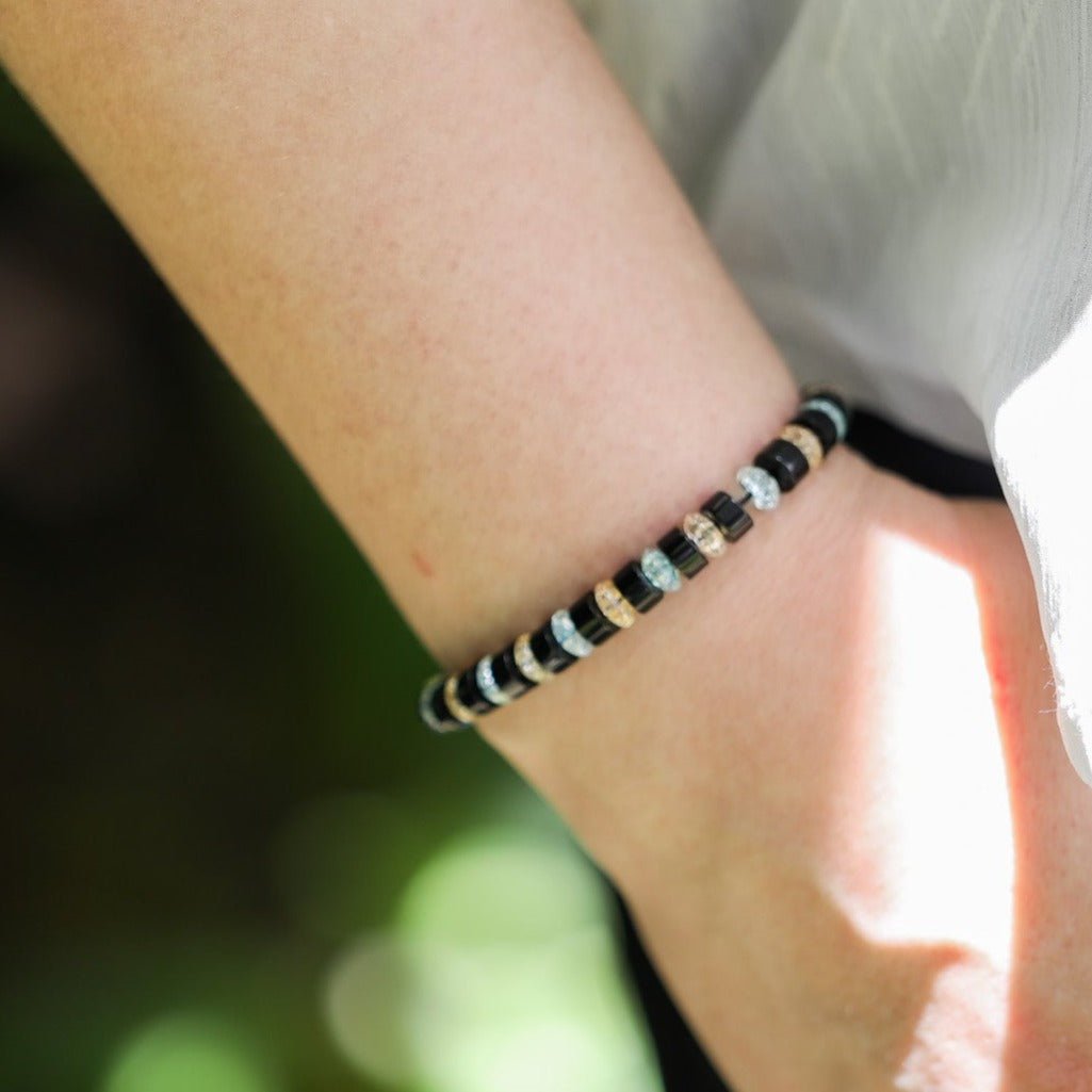 Black Agates Onyx Bracelet - GAIA