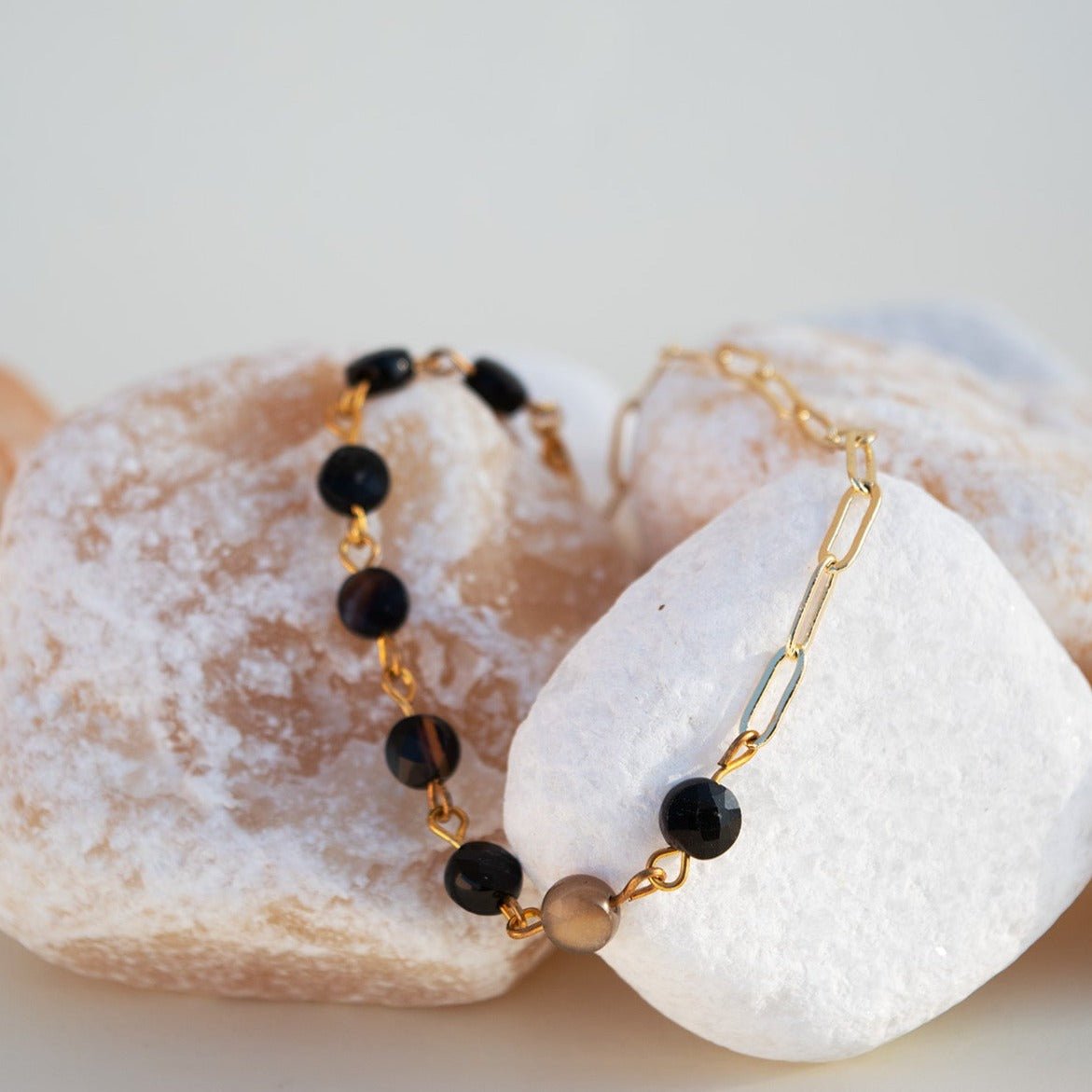 Black Agates Onyx Chocker - GAIA