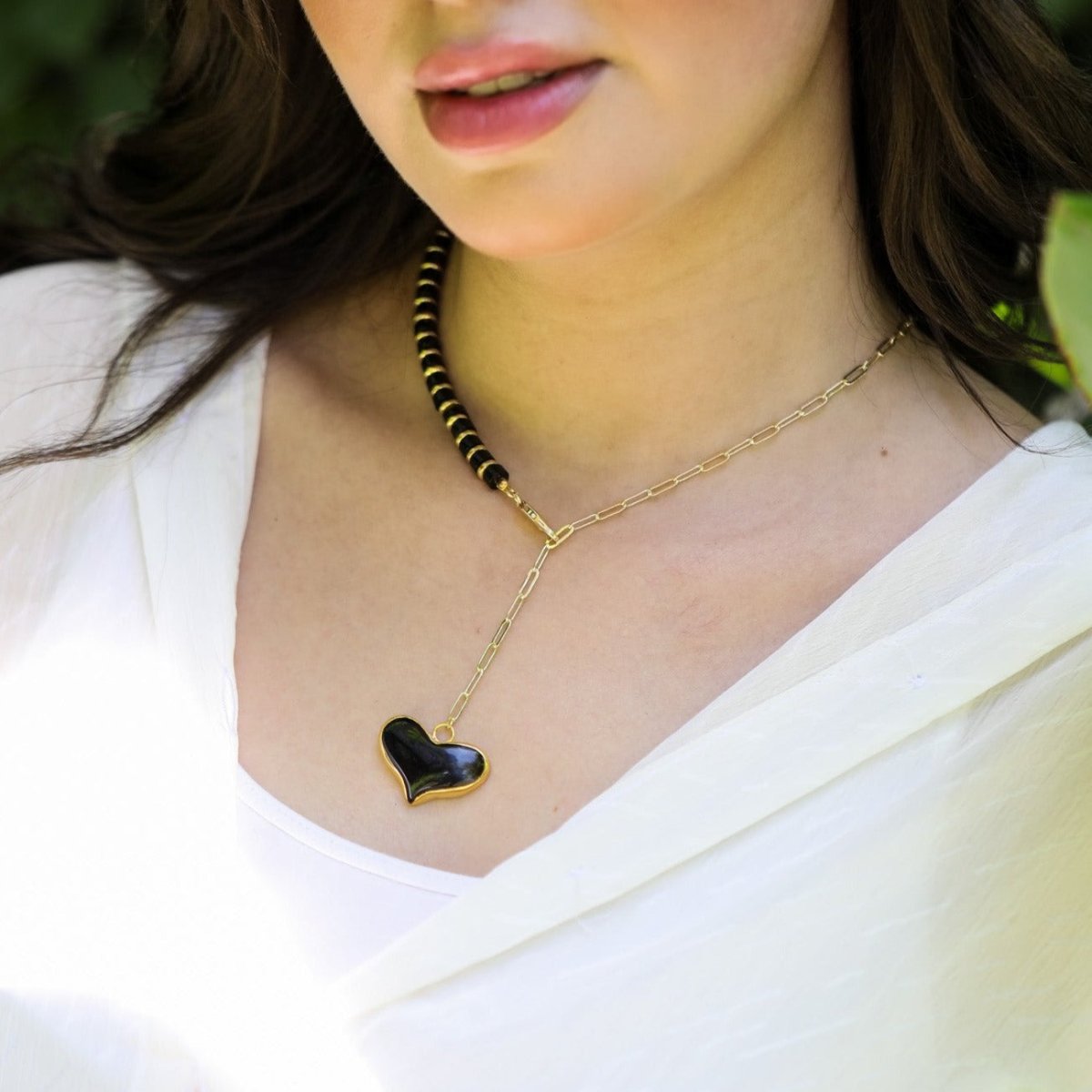 Black Heart Necklace - GAIA