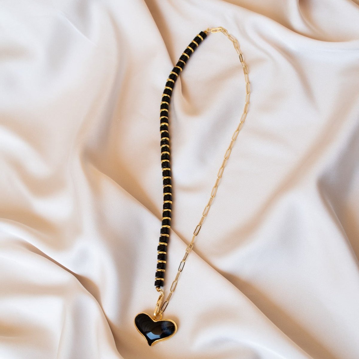 Black Heart Necklace - GAIA