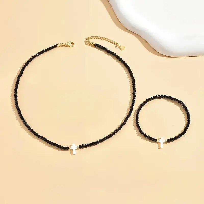 Minimalist Cross Jewelry Set - Unique & Elegant Design - Jewelry Designers