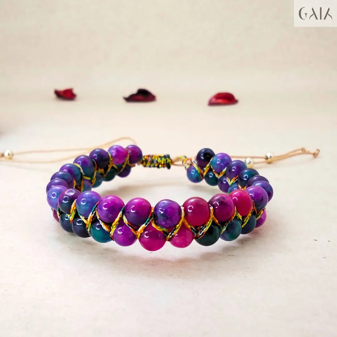 Chromatic Agate Bracelet - GAIA - Jewellery Store