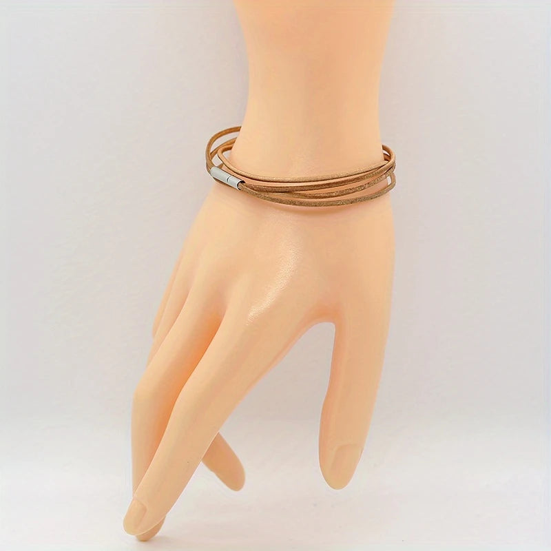 Boho Leather Bracelet Jewelry Designers  bracelet