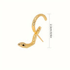 Serpent Hoop Earrings Jewelry Designers  Earing GAIA