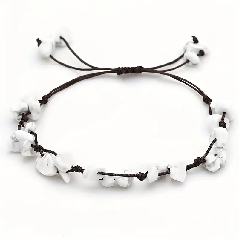 White Turquoise Irregular Bracelet - GAIA Global