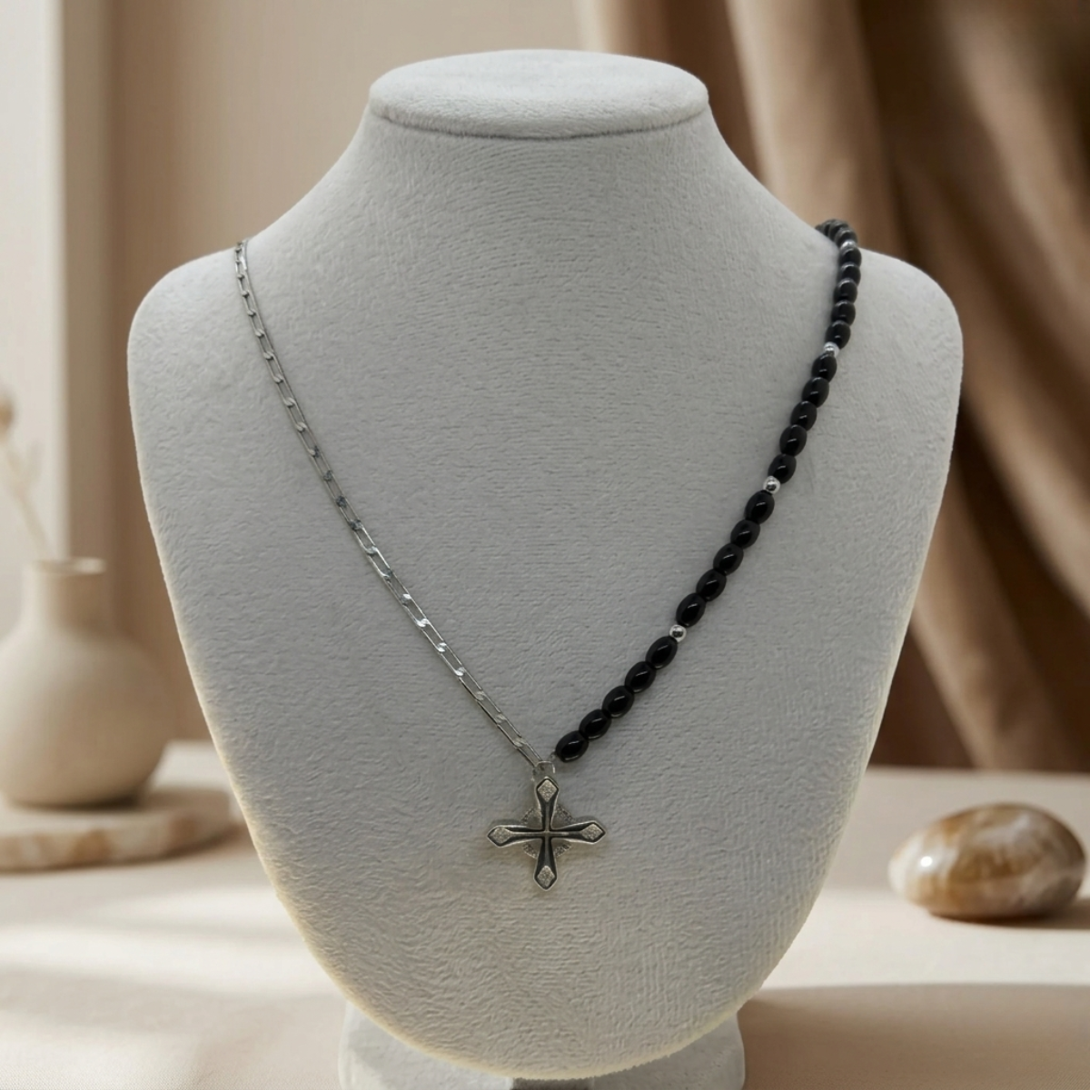 Equal-Armed Cross Necklace