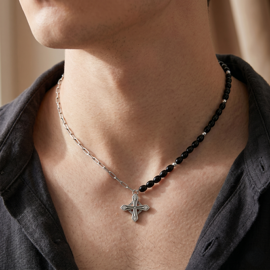 Equal-Armed Cross Necklace