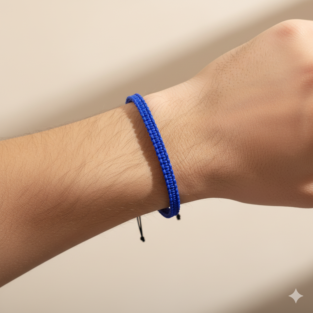 Handwoven Blue Bracelet Jewelry Designers  bracelet GAIA