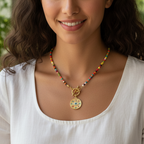 The Zircon Eye Necklace GAIA  Necklace GAIA