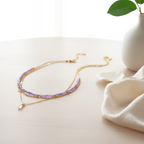 Rose Quartz Drop Necklace GAIA  Necklace GAIA