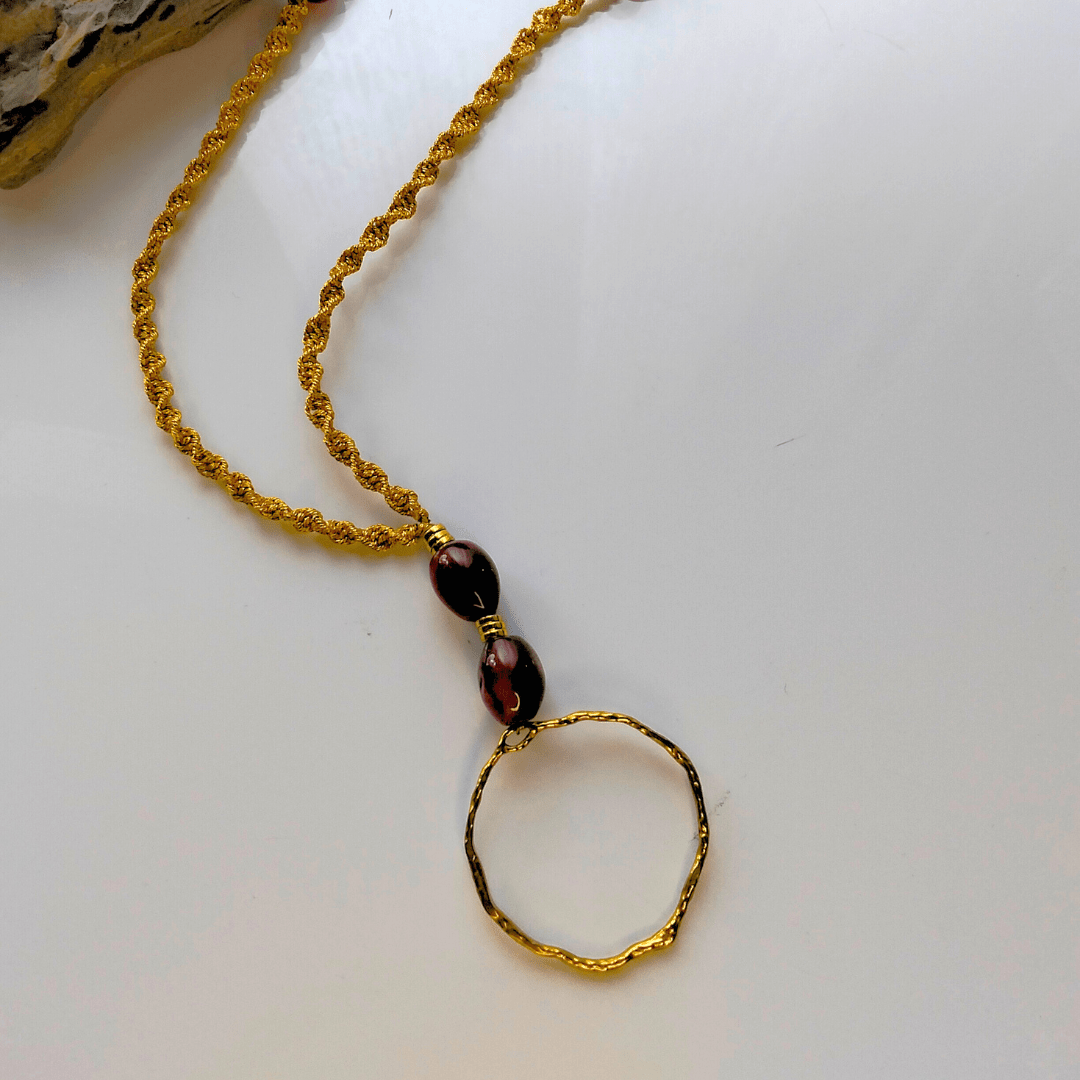 Golden Twist Necklace - GAIA - Jewellery Store