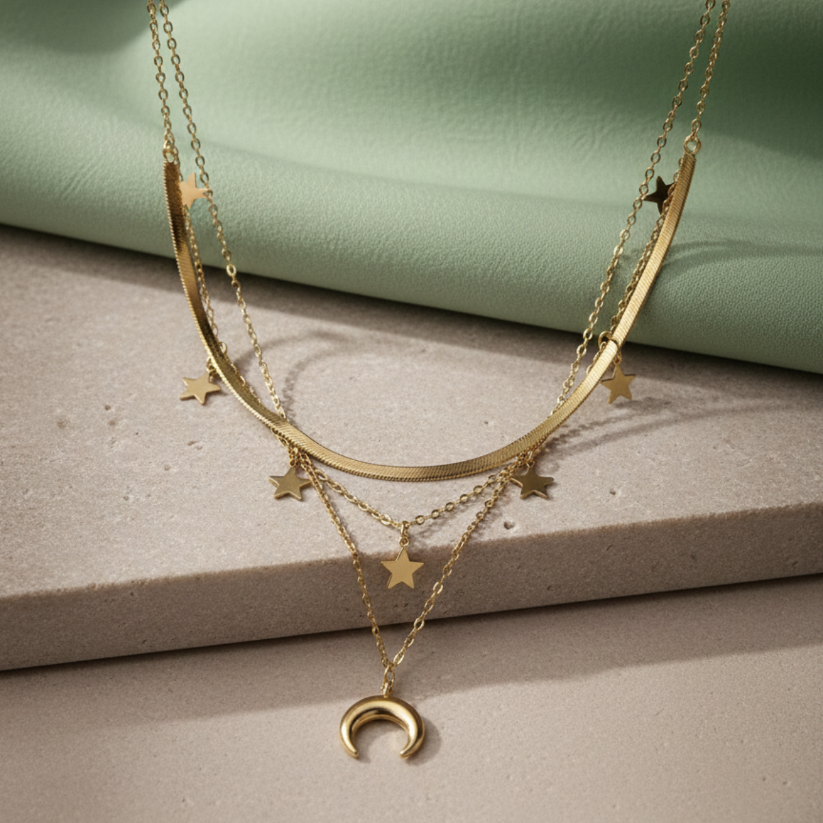 Celestial Layered Necklace
