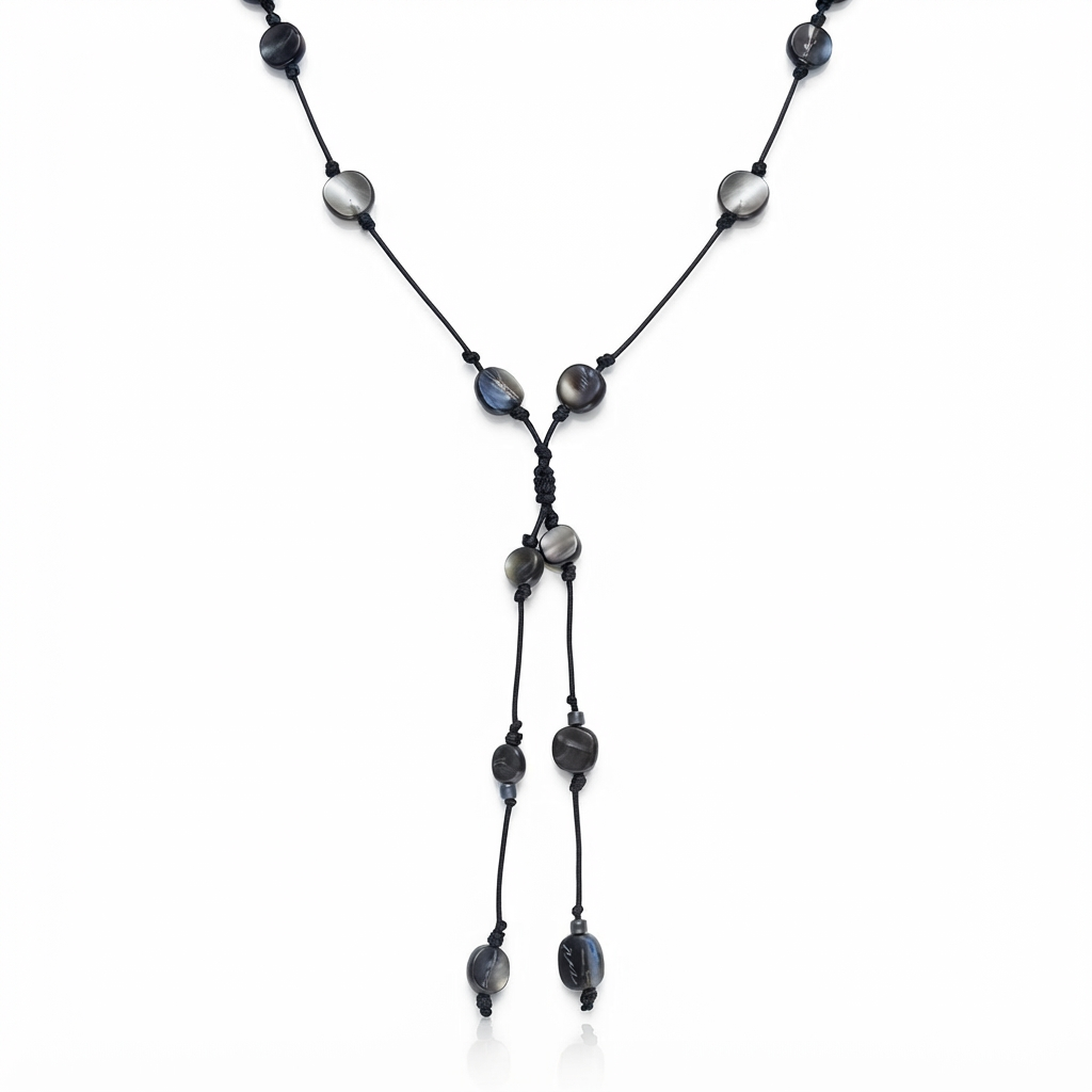 Nacre Lariat Necklace