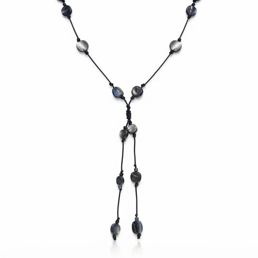 Nacre Lariat Necklace