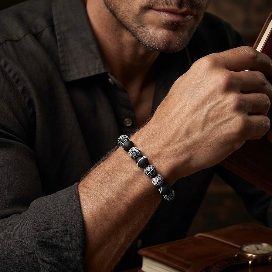 Nocturne Carved Bracelet