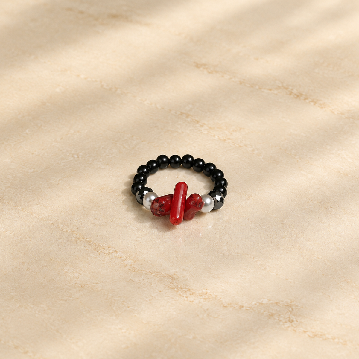 Crimson Solstice Ring