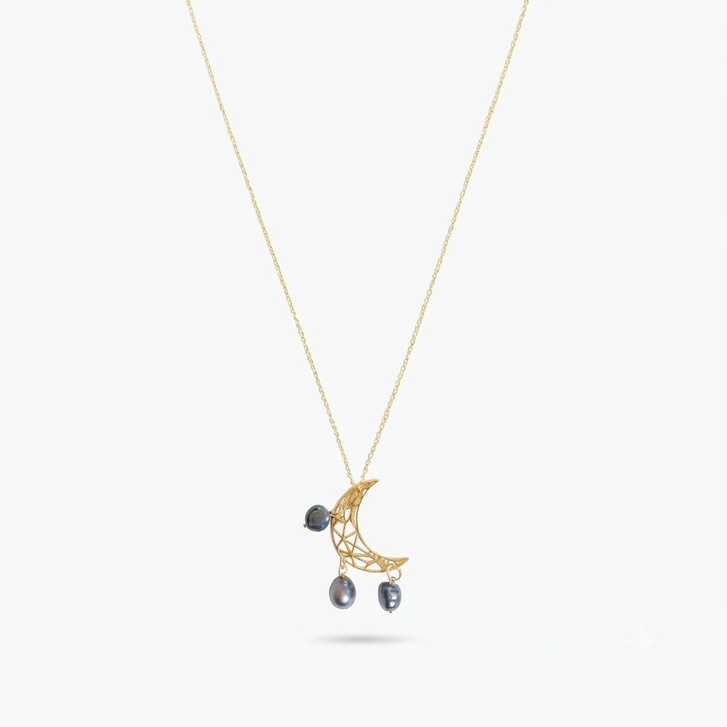 Crescent Midnight Necklace