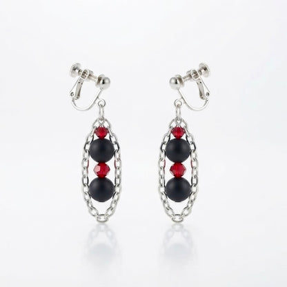 Crimson Matrix Earring