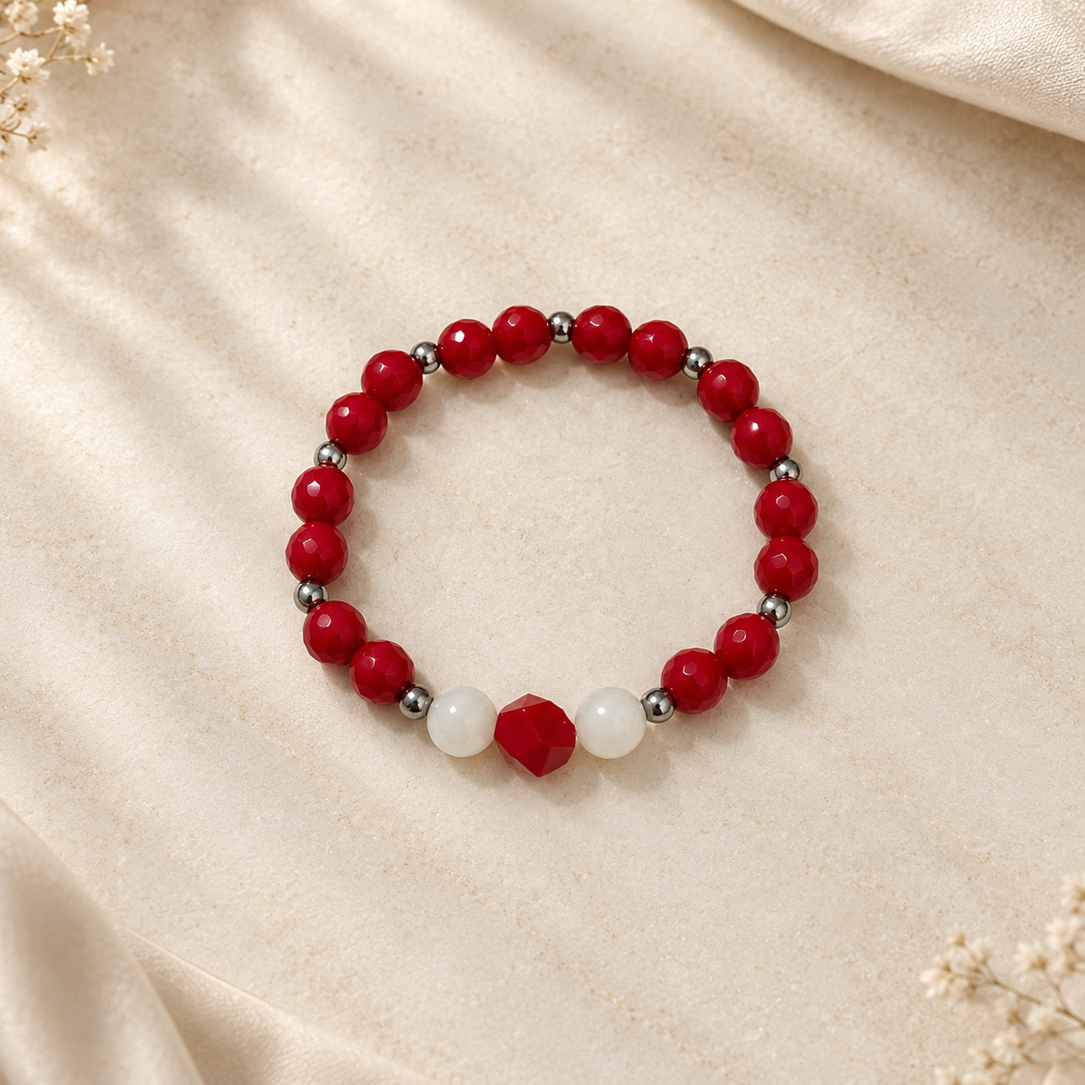 Ruby Cascade Bracelet