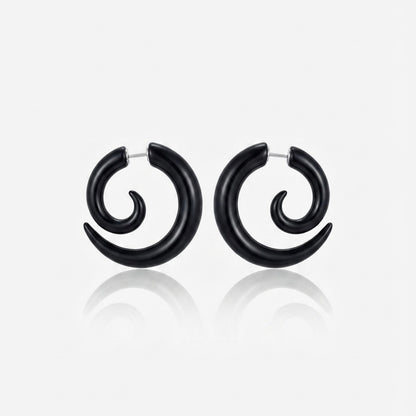 Eclipse Spiral Earring