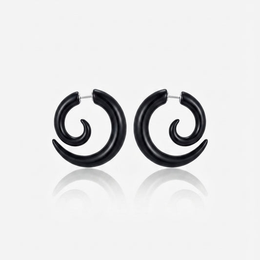 Eclipse Spiral Earring