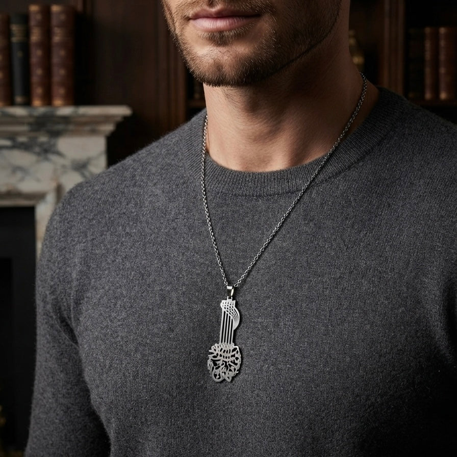 Calligraphie Monolith Necklace
