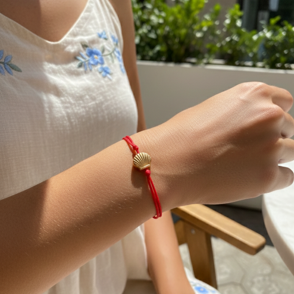 Golden shell Bracelet